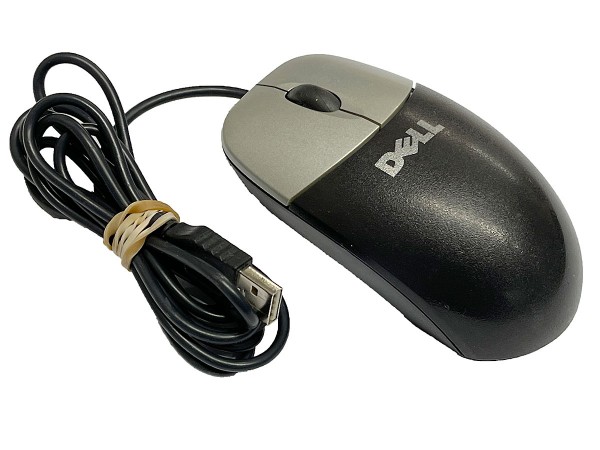 Dell Optische USB Maus | Schwarz-Silber