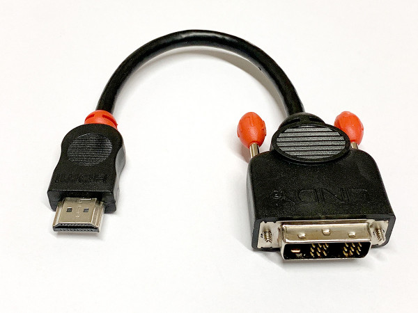 LINDY DVI-D M / HDMI M Adapter 20cm