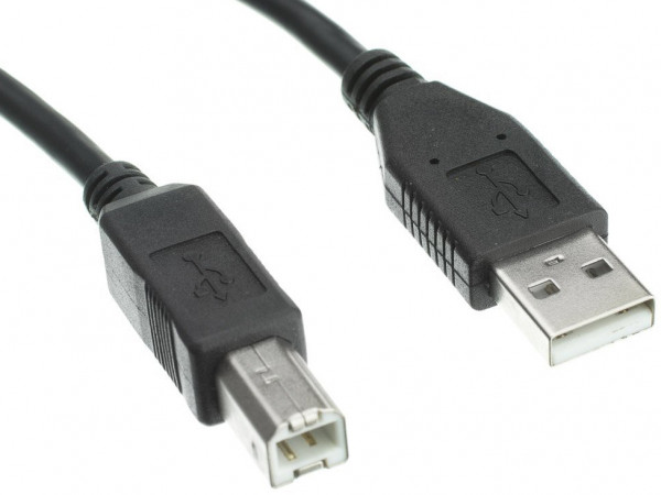 Noname USB 2.0 Verbindungskabel Typ A auf Typ B 1.50m | schwarz