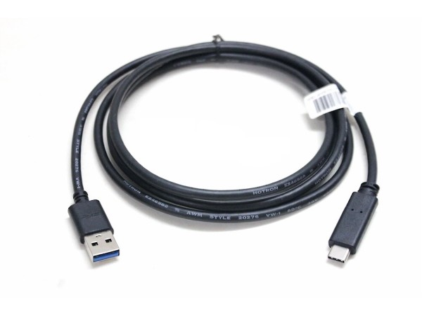 USB 3.0 Kabel Typ-A zu USB Type-C | Schwarz 1.80m