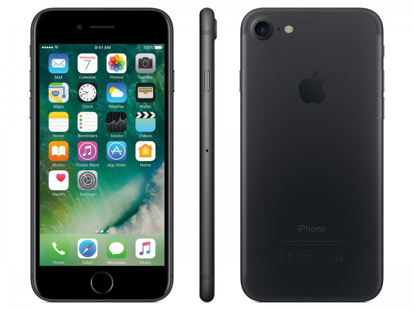 Apple iPhone 7 128GB | Schwarz | 4.7" Retina Display | Kratzer | Akku 70-80%