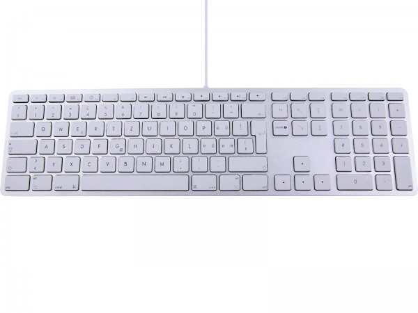 Apple Aluminium USB Tastatur mit Ziffernblock & Schweizer Tastaturlayout