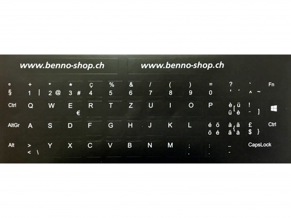 Tastaturaufkleber CH - Schweiz | für Dell Geräte