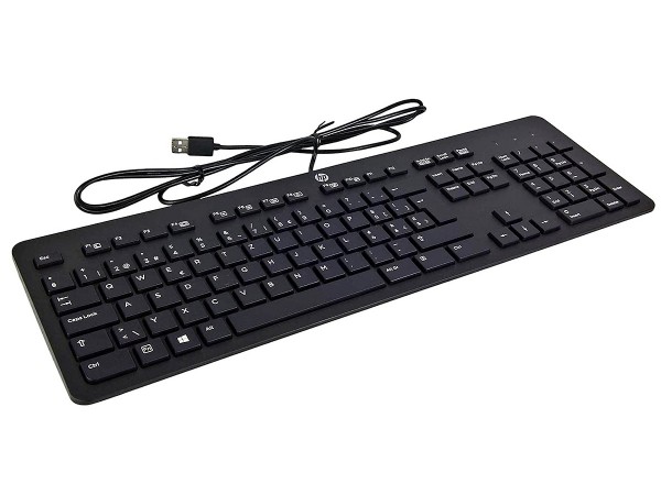 HP Business Slim USB Tastatur | Schwarz